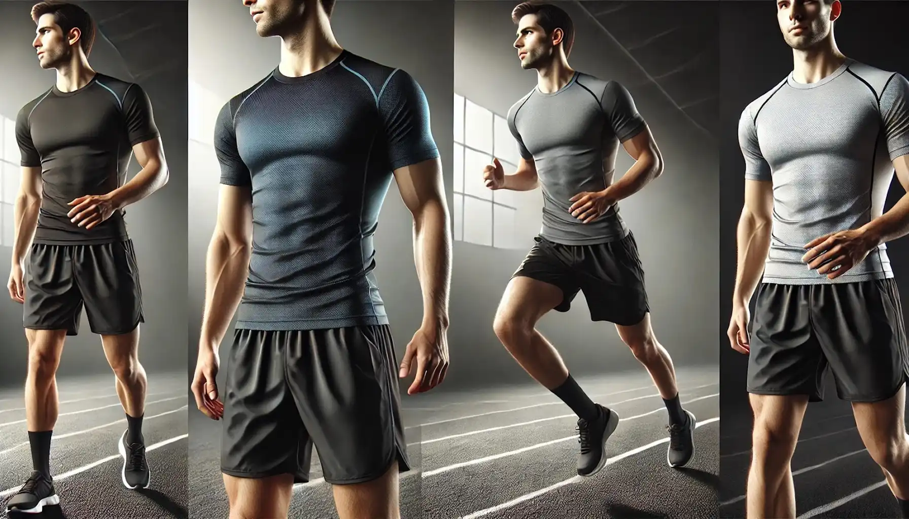 traditional athletic wear, featuring a practical and comfortable sports outfit